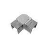 Square Glass Cap Rail Adjustable Angle Horizontal Elbow (AX00.032.315.A.SP)