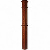 AFP-4375 Actual Flat Panel Box Newel Post, Brazilian Cherry (Jatoba)