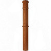 AFP-4375 Actual Flat Panel Box Newel Post, Cherry