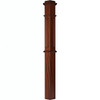 AFP-4375 Actual Flat Panel Box Newel Post, Mahogany
