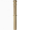 AFP-4375 Actual Flat Panel Box Newel Post, Poplar