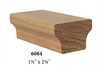 6084 Contemporary Handrail - White Oak