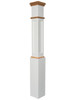 MFP-4091 Primed with Special Species Trim Box Newel Post