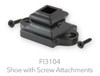 FI3104 Iron Winged Shoe for 1/2" Balusters with Screw Attachments