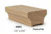 6084P Plowed Contemporary Handrail - Ash