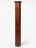 MFP-4075 Actual Flat Panel Box Newels, Mahogany