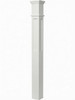 MFP-4075 Actual Flat Panel Box Newels, Primed