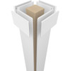 Square Non-Tapered Smooth PVC Endura-Craft Column Wrap Kit (2)