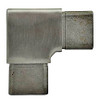 SS101 90-Degree Elbow Square 40mm Stainless, 304 Satin