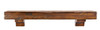 The Shenandoah Shelf Fireplace Mantel, 60" Oak Distressed