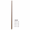 5025 39" Long Tapered Colonial Pin Top Baluster Dimensional Information