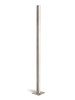 E0032316 Stainless Steel 1 2/3" Square Newel Post, Floor Mount
