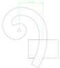 SP-7036 Right Hand Curved-Arm Volute CADD
