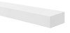 670 The Tyler MDF Shelf Mantel, Side View, White