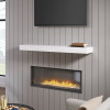 670 The Tyler MDF Shelf Mantel Life Style View, White