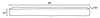 Blue Ridge Non-Combustible Mantel Shelf 60" Dimensions