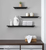 The Sunny 650 3 Piece Shelf Mantel, Black