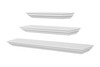 The Sadie 3 Piece Mantel Shelf Set, White