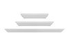 The Sadie 3 Piece Mantel Shelf Set, White