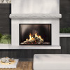 NCCS Natural Cut Stone Non-Combustable Fireplace Mantel Shelf, Arctic Blast Exterior