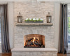 NCCS Natural Cut Stone Non-Combustable Fireplace Mantel Shelf, Mist Interior