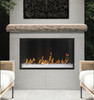 NCCS Natural Cut Stone Non-Combustable Fireplace Mantel Shelf, Mist Exterior