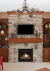 The Lexington 496 Fireplace Mantel Shelf, Life Style View 4
