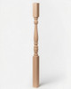 5005 31" Hampton Square Top Baluster, Red Oak