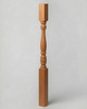 5005 31" Hampton Square Top Baluster, Alder