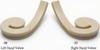 7030 Left Hand or 7035 Right Hand Volute - Poplar