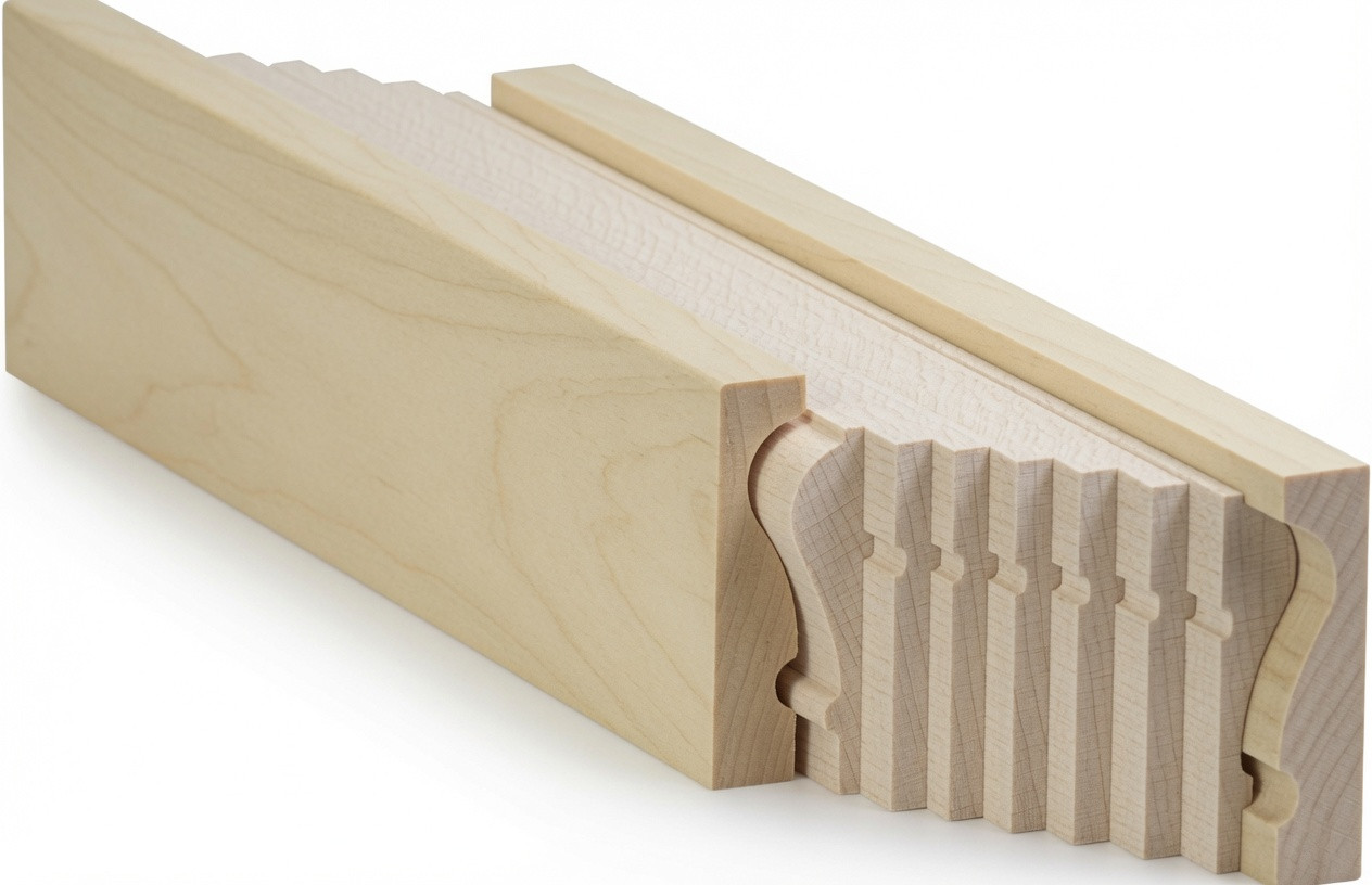 6010B Bending Handrail - Hard Maple