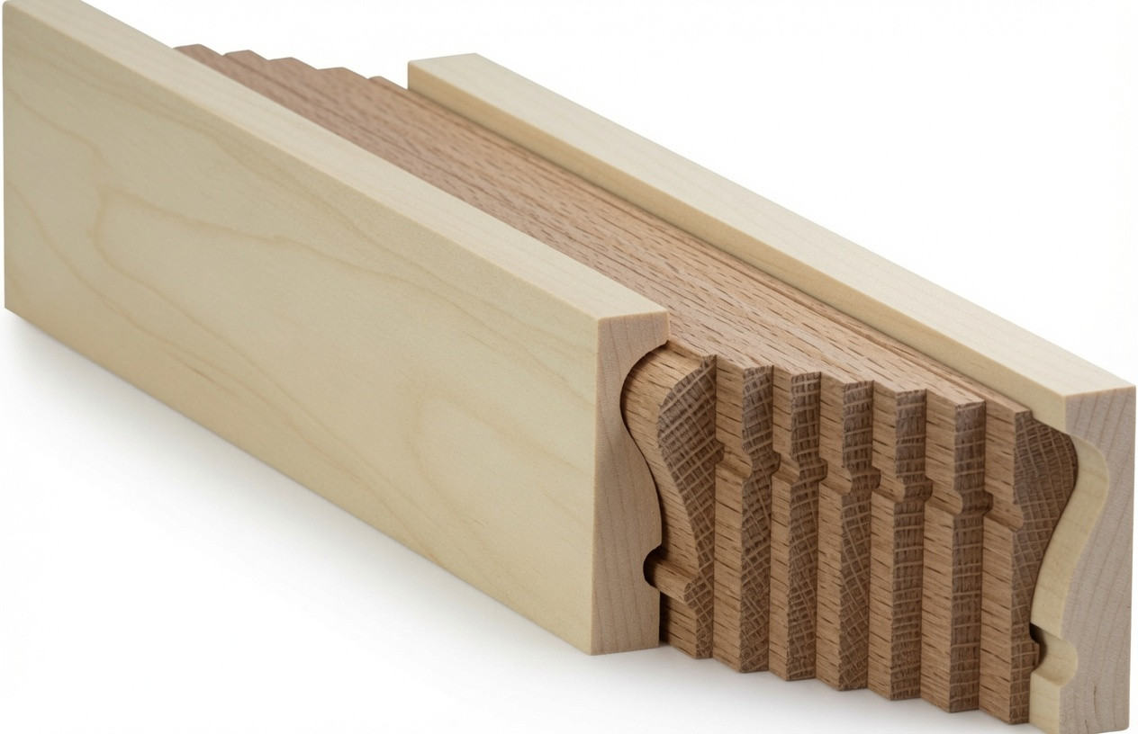 6010B Bending Handrail - White Oak