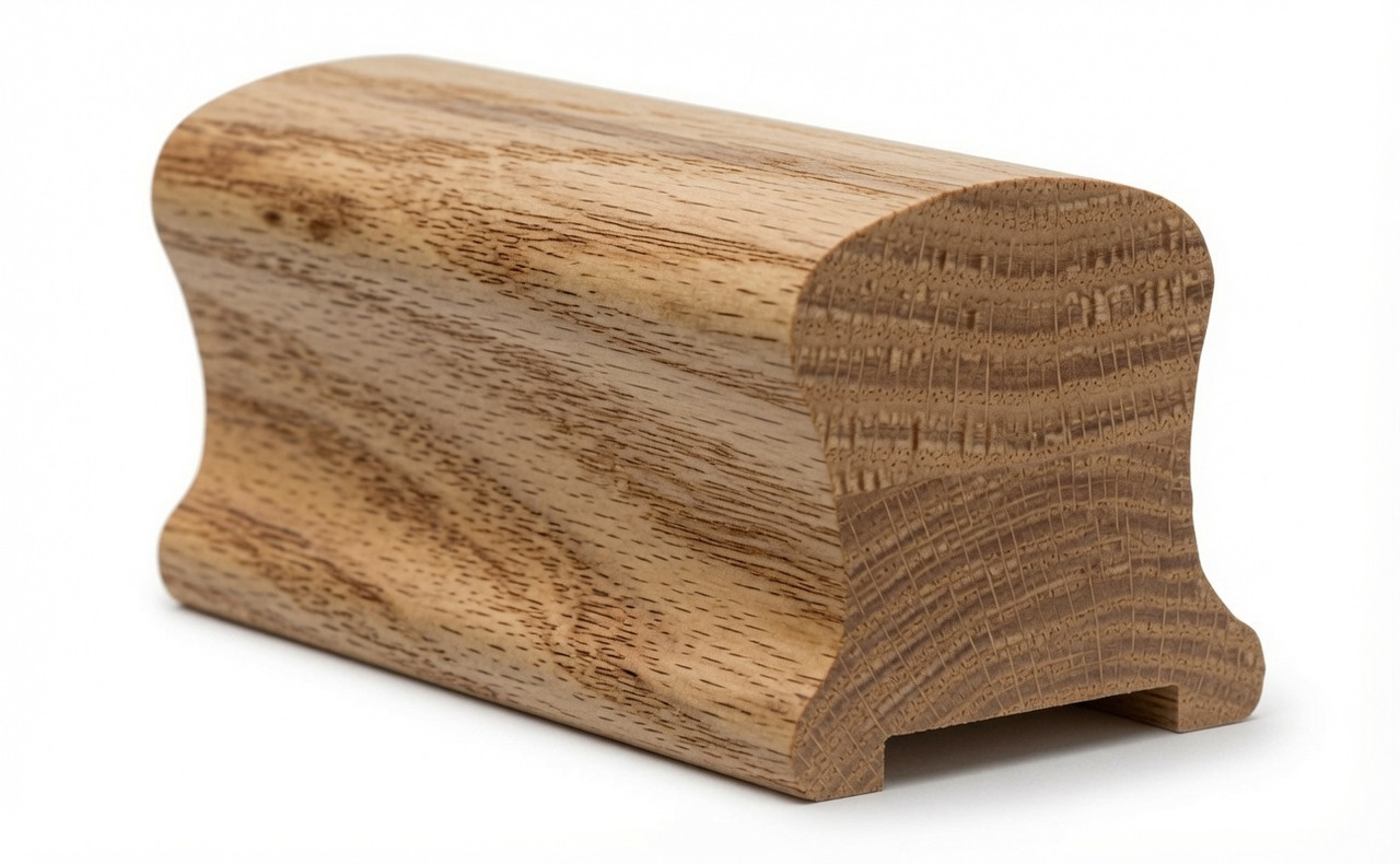 9100P Plowed Handrail - Hickory
