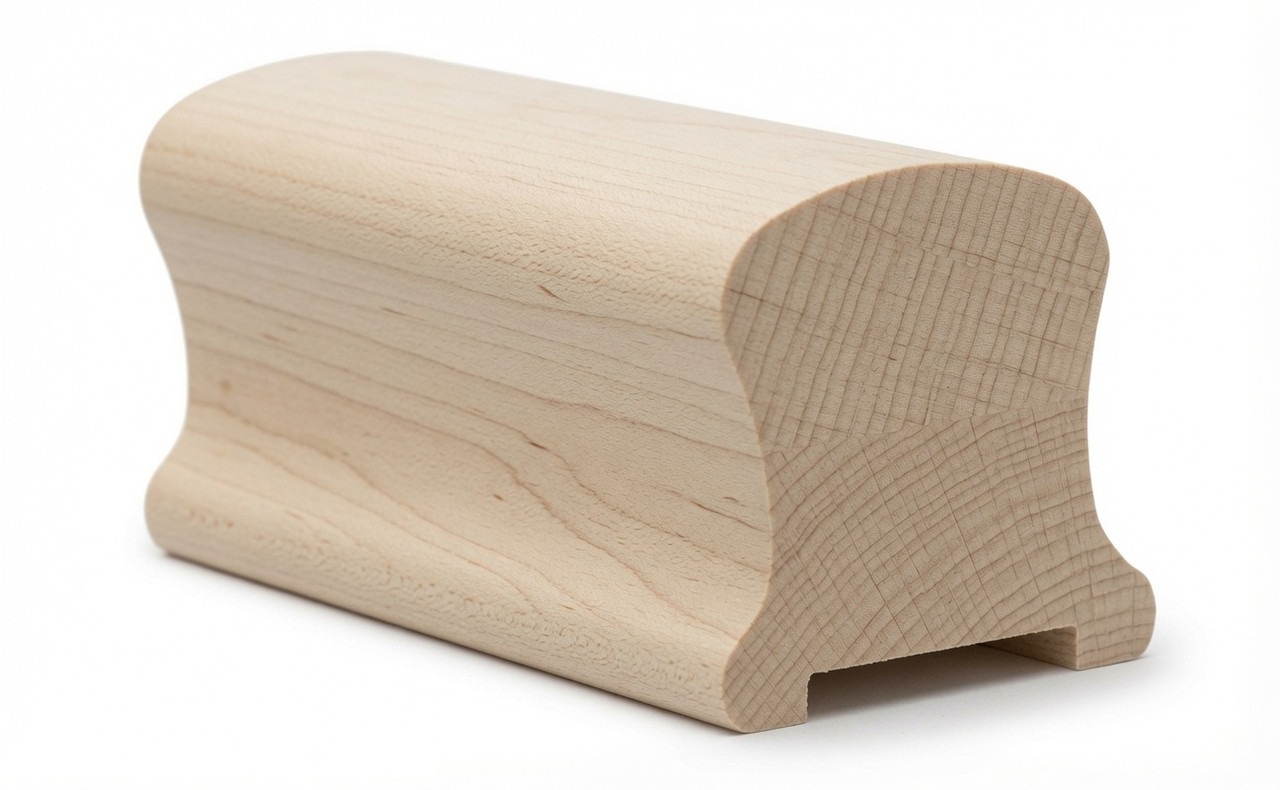 9100P Plowed Handrail - Hard Maple