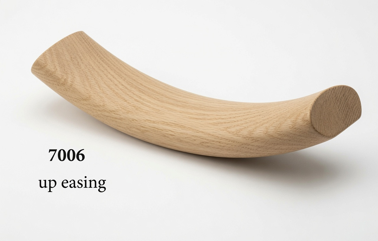 7006 Up Easing for the 6042 Oval Handrail - Red Oak