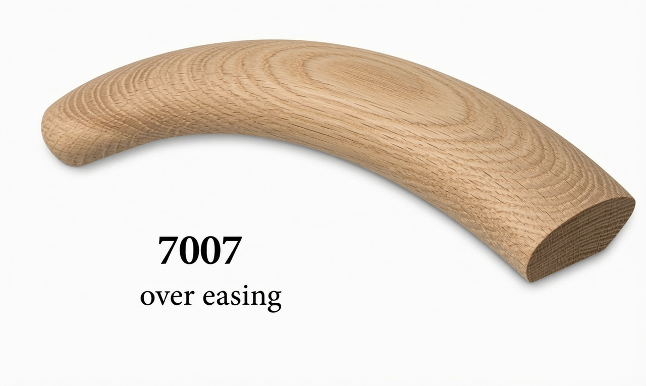 7007 Over Easing for the 6042 Handrail Oval Handrail - White Oak