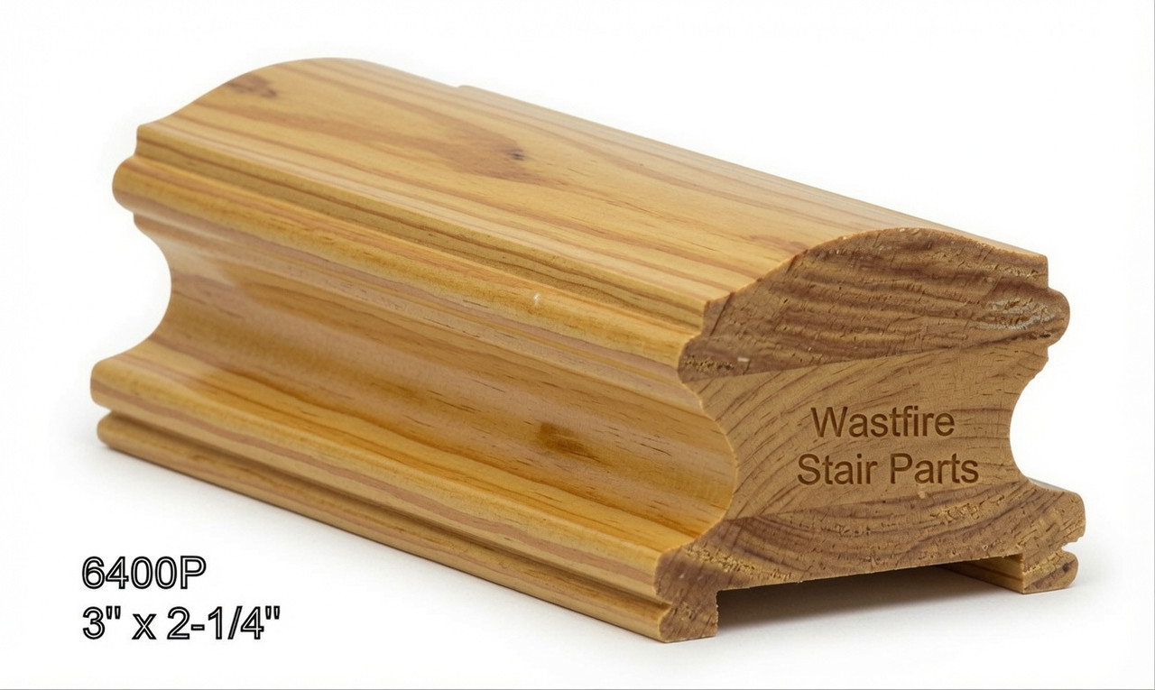 6400P Plowed Pine Handrail