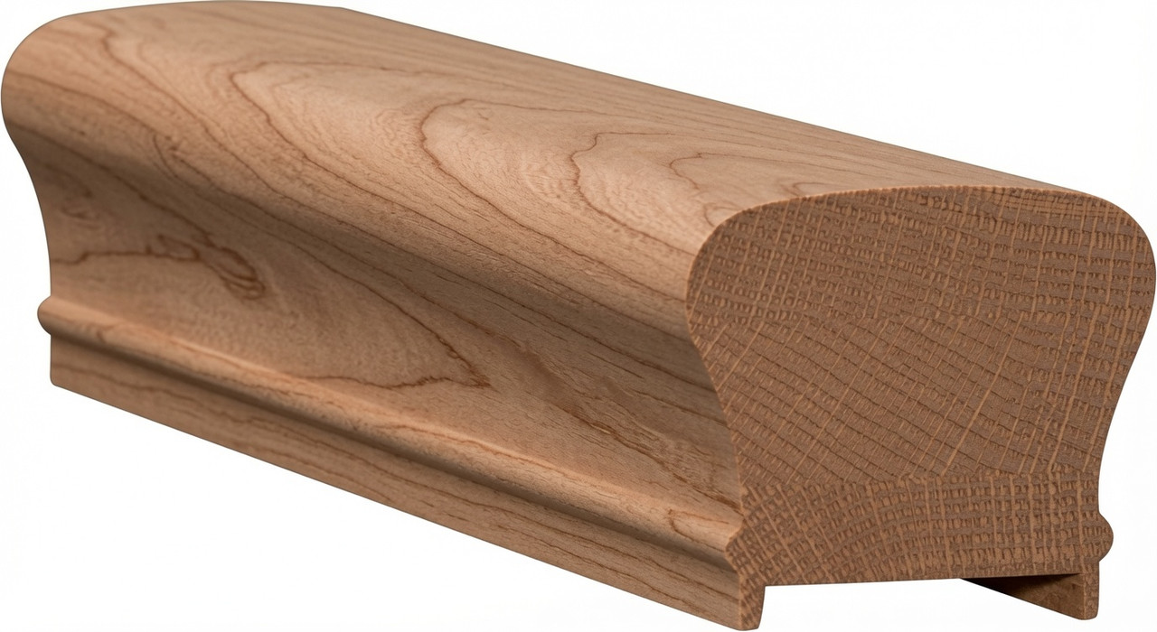 6210P American Cherry Plowed Handrail
