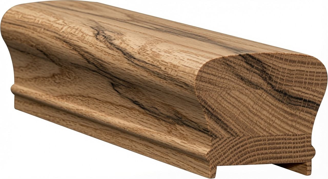 6210P Hickory Plowed Handrail