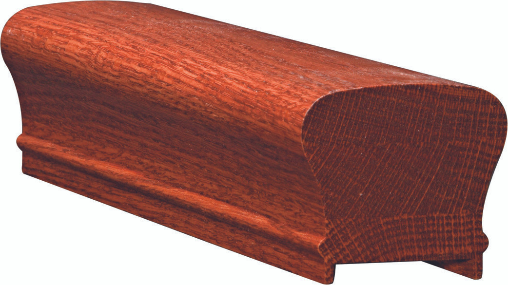6210P Plowed Red Oak Colonial Handrail | Westfire Stair Parts ®
