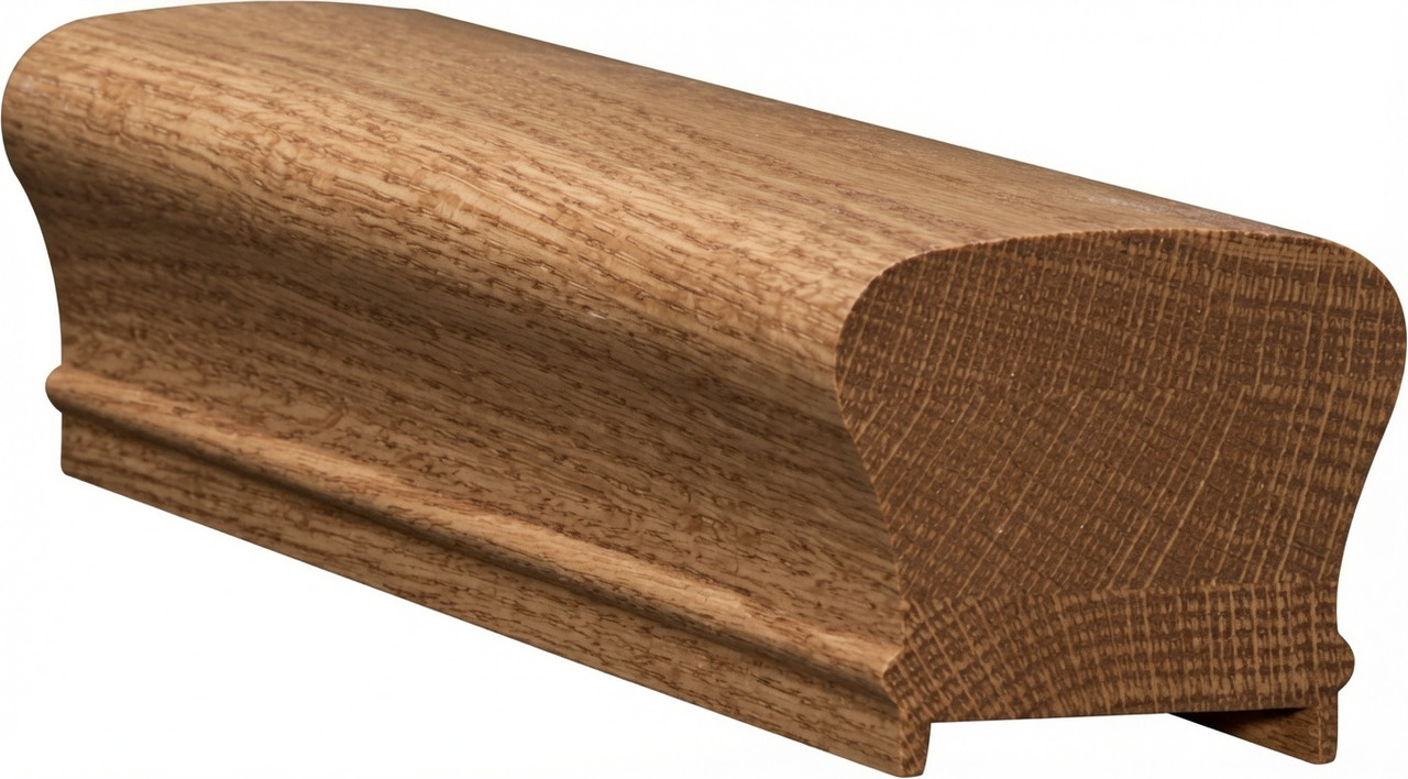 6210P Red Oak Plowed Handrail
