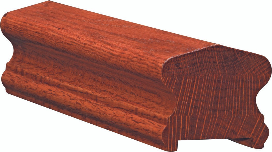 6910P American Cherry or Alder Plowed Handrail
