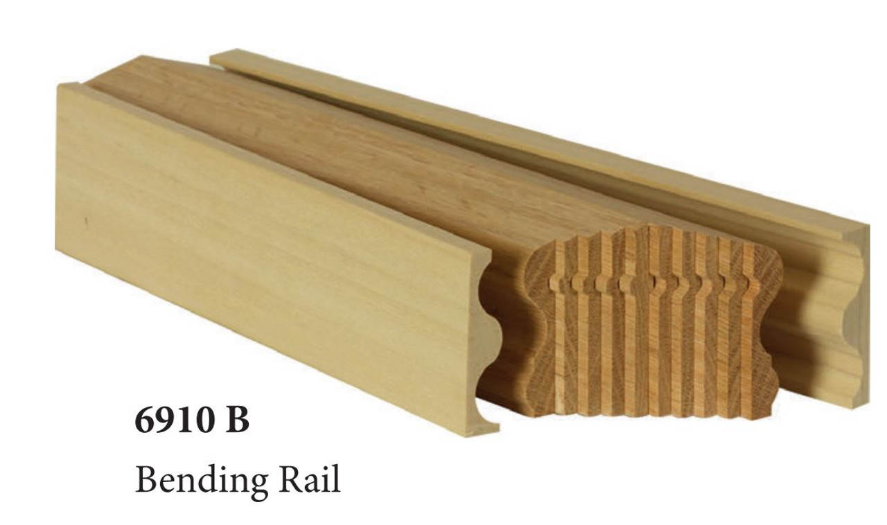 6910B Red Oak Bending Handrail