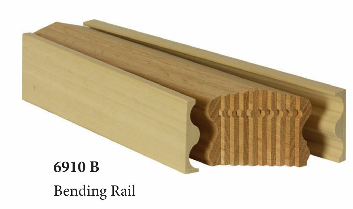 6910B Pine Bending Handrail