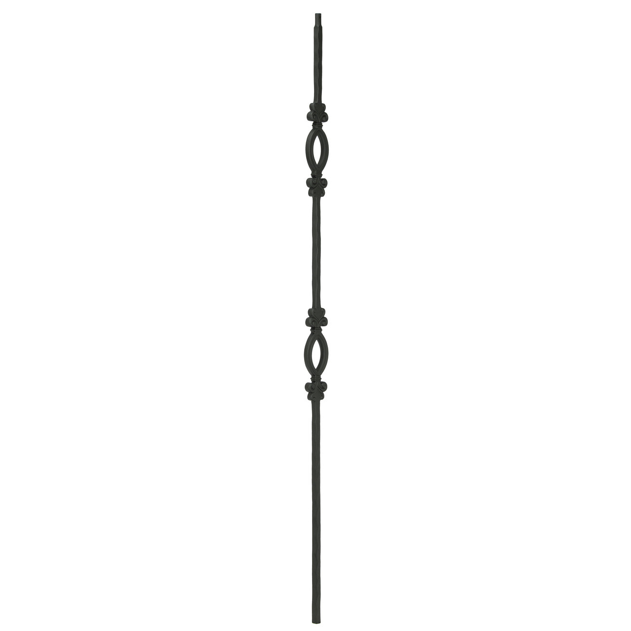 T-96 Double Oval Edge Hammered Tubular Steel Baluster