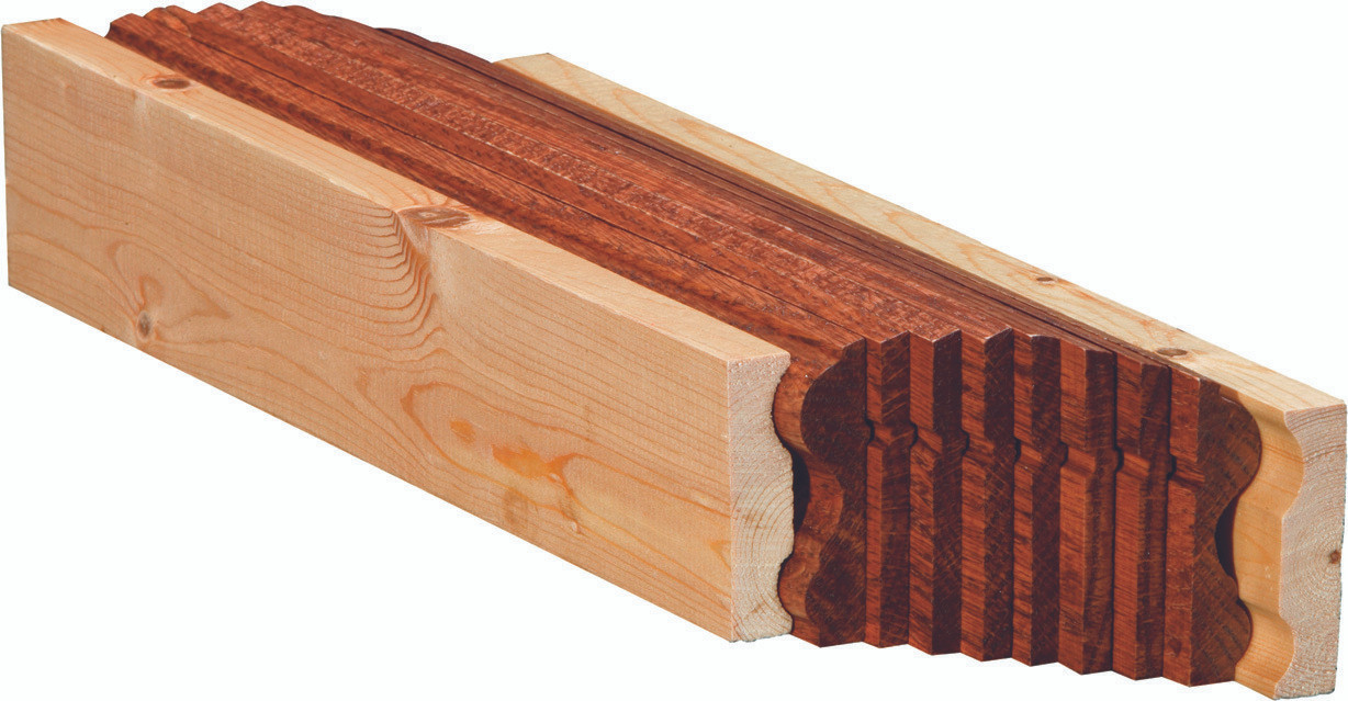 6710B Pine Bending Handrail