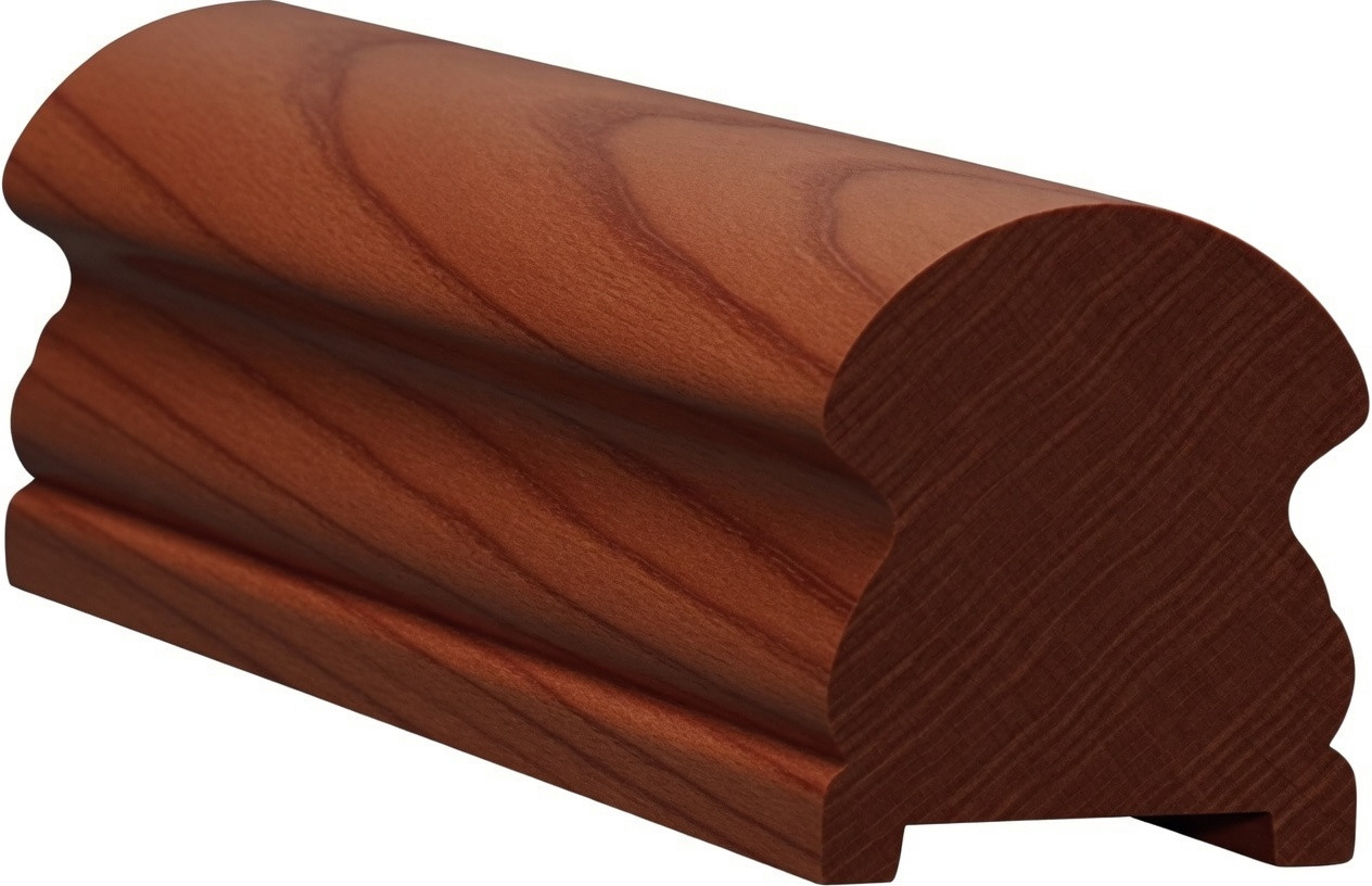 6519P American Cherry Plowed Handrail