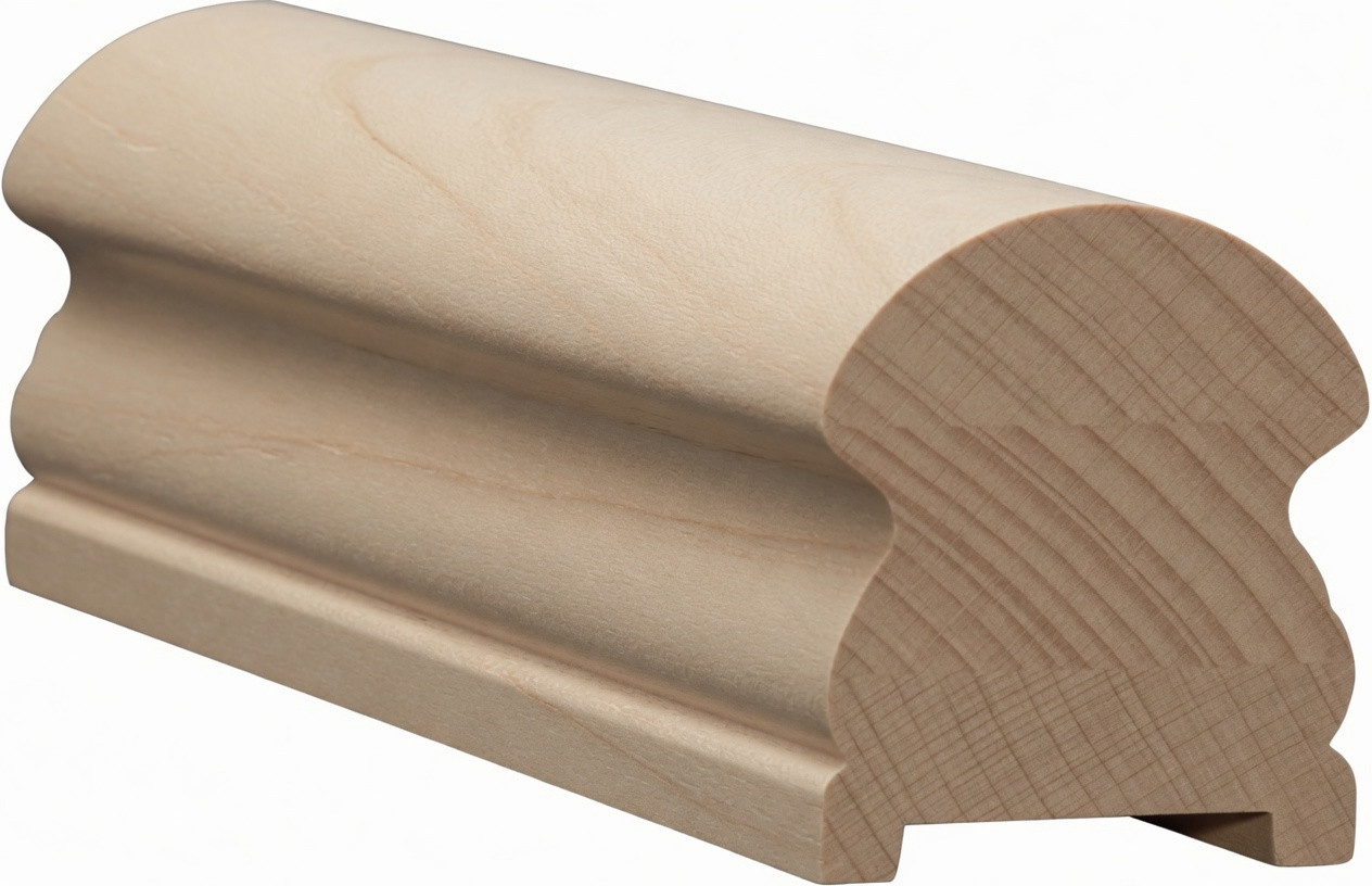 6519P Birch Plowed Handrail