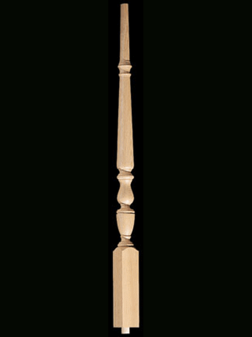 1815 37.5" The 1800's Plain Pin Top Baluster