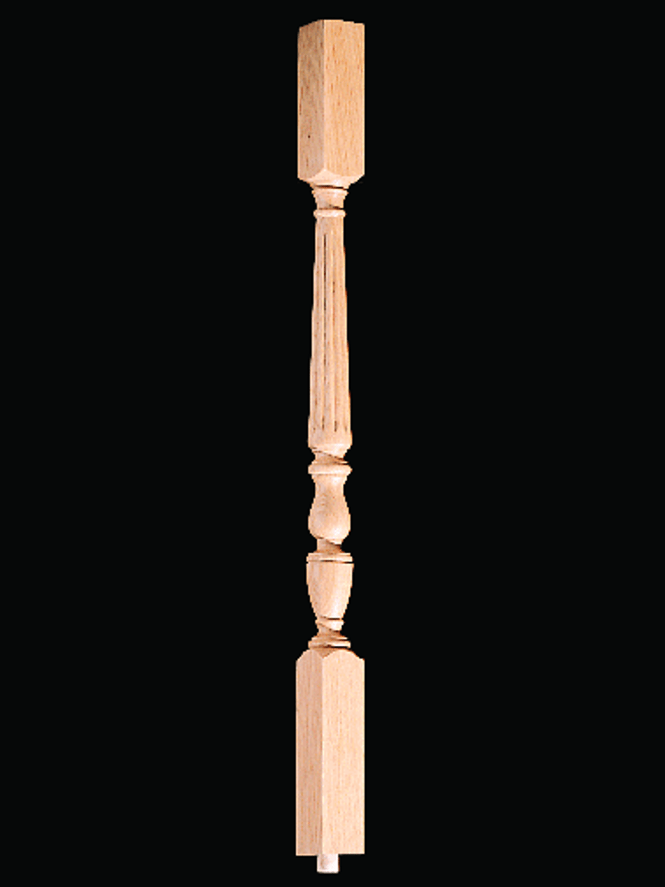 1805R 37.5" The 1800's Square Top Baluster